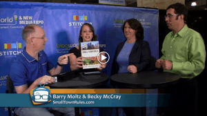 Becky McCray and Barry Moltz appearing on Geek Beat TV