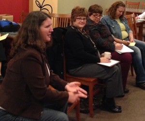 Brainstorming session at Webster City, Iowa. Photo by Deb Brown.